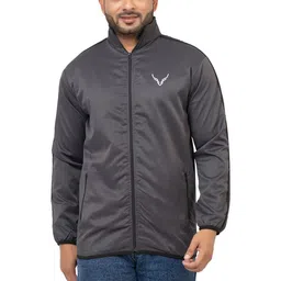 BUFFARO Men Brand Logo Striped Lightweight Sporty Jacket-image-15