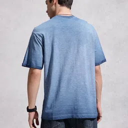 WROGN Ombre Drop-Shoulder Sleeves Pure Cotton Oversized T-shirt image 3