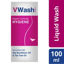 VWash Plus Expert Intimate Hygiene Liquid Wash with Sea Buckthorn Oil - 100ml image 3