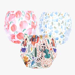 Chinmay Kids Baby Panty Boys and Girls Reusable Washable Printed Panty Pack of 3-picture-13