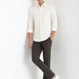 Allen Solly Men Spread Collar Geometric Printed Cotton Slim Fit Casual Shirt image 5