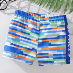Pine Kids Striped Swimming Trunk - Blue image 2