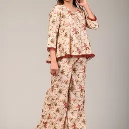 Zolo Label Printed Tunic With Trousers Co-Ords image 3