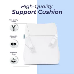 BILLEBON Premium Memory Foam Filled Car Headrest Pillow for Travellin image 2