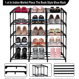 Urban Choice 3-Door Blocks Organizer Spacious, Durable & Stylish Storage Cabinet for Home & Office image 4