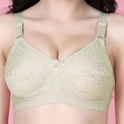 Shyam Sons FLAIR Butterscotch Seamed Non Padded Minimizer Bra image 3