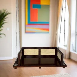 JAIRI TRADERS Brown Wooden Swings-picture-50