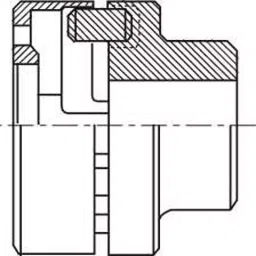 Mitsuboshi Nomex FE Type Chan Coupling Overall Length 71.5 mm, Max Torque 88.3 Nm, 8000 RPM, Nor-Mex FE82 image 2