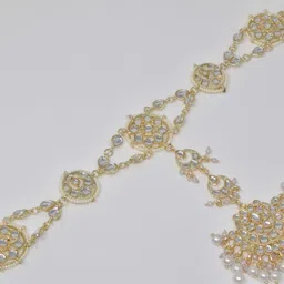 MEIRA JEWELLERY Artificial Stones Studded Matha Patti Head Jewellery image 2