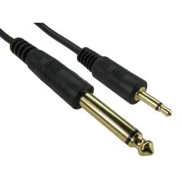 RS PRO Male 6.35 mm Mono Jack to Male 3.5 mm Mono Jack Aux Cable, Black, 2m, 2368989-picture-26