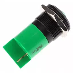 RS PRO Green Panel Mount Indicator 230V AC, Mounting Hole Size 22 mm, Termination Type , Model No 207949 image 2