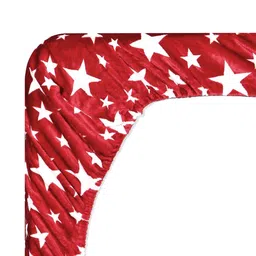 REALDREAM Red Ethnic Motifs 300 TC King Bedsheet with 2 Pillow Covers image 2