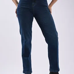 Kraus Jeans Women Straight Fit High-Rise Jeans-image-31