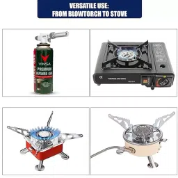 Vinsa Butane Gas Can for Refilling Lighters, Camping Stoves, Torches 225 g image 3