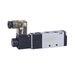 Panacea Technology 1/8 inch 5/3 Way 24 VDC Double Solenoid Valve 4V130-06-picture-36