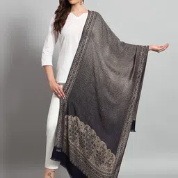 HANDICRAFT PALACE Women Fringed Woven Design Stole-picture-51