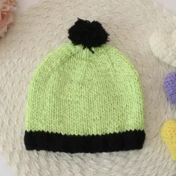 Woonie Kids Colourblocked Knitted Pom Pom Beanie-picture-20