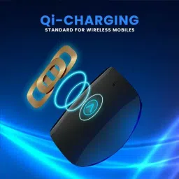 JCBL 15 W Triple Coil Fast Wireless Mobile Charger for Car Black image 2