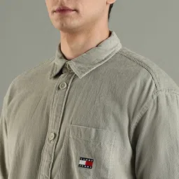 Tommy Hilfiger Europe Oversized Spread Collar Regenerative Cotton Shirt image 4