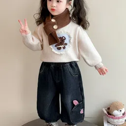 LULU & SKY Girls Jogger Mid-Rise Jeans image 2