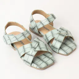 Babyoye Sandals with Velcro Closure - Aqua image 2