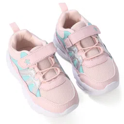 Cute Walk by Babyhug Sneakers With Velcro Closure  - Pink image 2