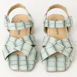Babyoye Sandals with Velcro Closure - Aqua image 3