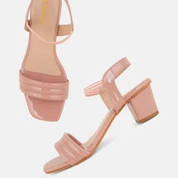 CORSICA Women Open Toe PU Block Sandals image 2