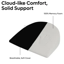 ADMIRAE Half Moon Pregnancy Pillow, Black image 4