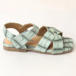 Babyoye Sandals with Velcro Closure - Aqua image 5