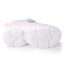 Cute Walk by Babyhug Sneakers With Velcro Closure  - Pink image 5