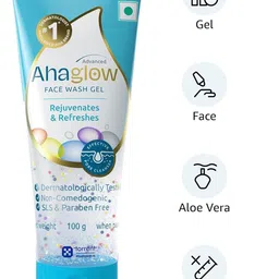 Ahaglow Set Of 3 Glycolic Acid Advanced Face Wash Gel - 100 g Each image 4