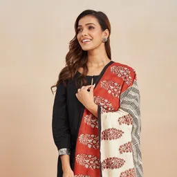 Fabindia Ethnic Motifs Printed Dupatta image 4