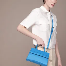 French Connection Structured Satchel image 4