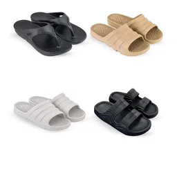 Feel alive Men Set of 4 Lightweight Flip Flops-picture-31