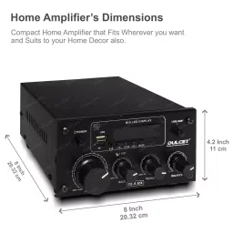 Dulcet High Power Stereo Amplifier RCA, Auxiliary, USB, ‎MP3 Audio, FM, Support Pandora, Spotify, DC-A30X image 5