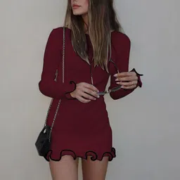 StyleCast x Revolte Bodycon Dress image 4