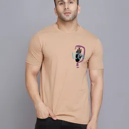 SLOWLORIS Men Graphic Printed Round Neck Cotton Slim Fit T-shirt-picture-16
