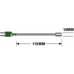 RS PRO K Surface Temperature Probe, 110mm Length, 10mm Diameter, +750 °C Max, With SYS Calibration Model No 2020868 image 4