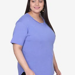 IN Love Plus Size Round Neck Drop-Shoulder Cotton T-shirt image 3