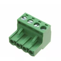 RS PRO 5 mm Pitch 4 Way Pluggable Terminal Block, Plug, Free Hanging In Line, 2378449-picture-0
