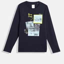 Allen Solly Junior Boys Printed Pure Cotton T-shirt-picture-40