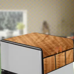 The Furnishing Tree Cream Plastic Refrigerator Cover-picture-39