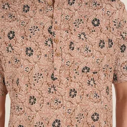 Cot'N Soft Men Ethnic Motifs Printed Mandarin Collar Pure Cotton Kurta image 3