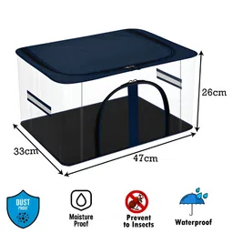 Myntra Elegant Homes Navy Blue 6 Pieces PVC Regular Multi-Utility Organisers image 4