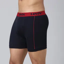 Levis Pure Cotton Mid-Rise Trunk STYLE#007A Navy image 3