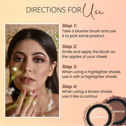 Coloressence Satin Smooth Blusher - 5 g - Golden Peach image 3