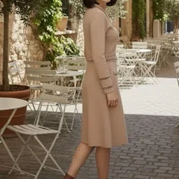 MARC LOUIS A-Line Midi Dress image 5