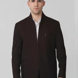 Mufti Mandarin Collar Open Front Jacket-picture-22