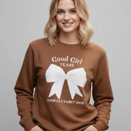 DressBerry Women Printed Long Sleeves Round Neck Sweatshirt-picture-18